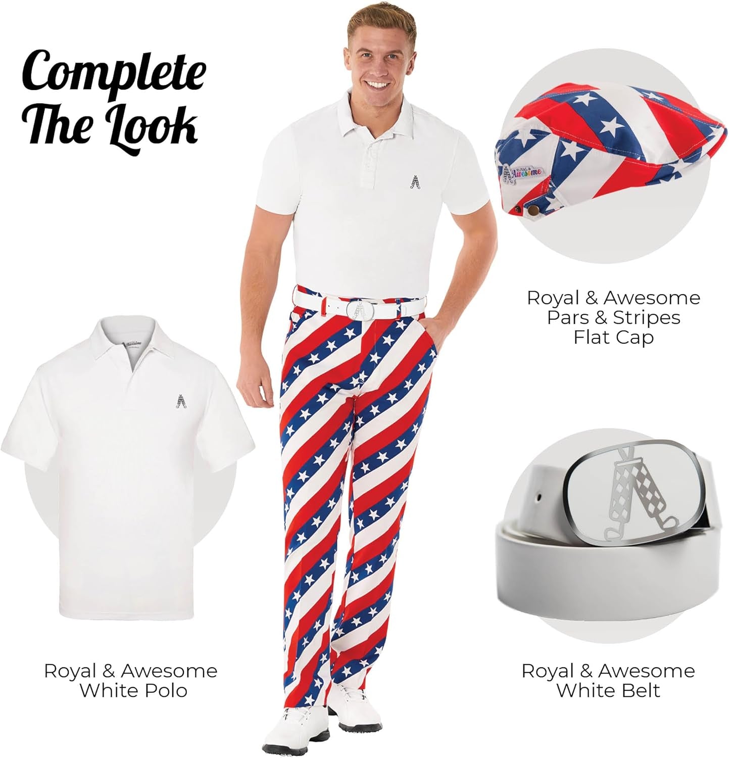 Mens Golf Pants, Golf Pants Men Relaxed Fit, Plaid Pants Men